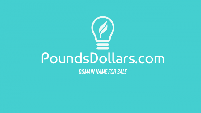PoundsDollars.com Domain Name For Sale