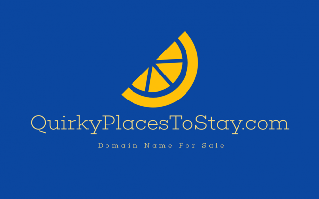 QuirkyPlacesToStay.com Domain Name For Sale