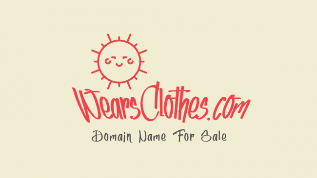 WearsClothes.com Domain Name For Sale